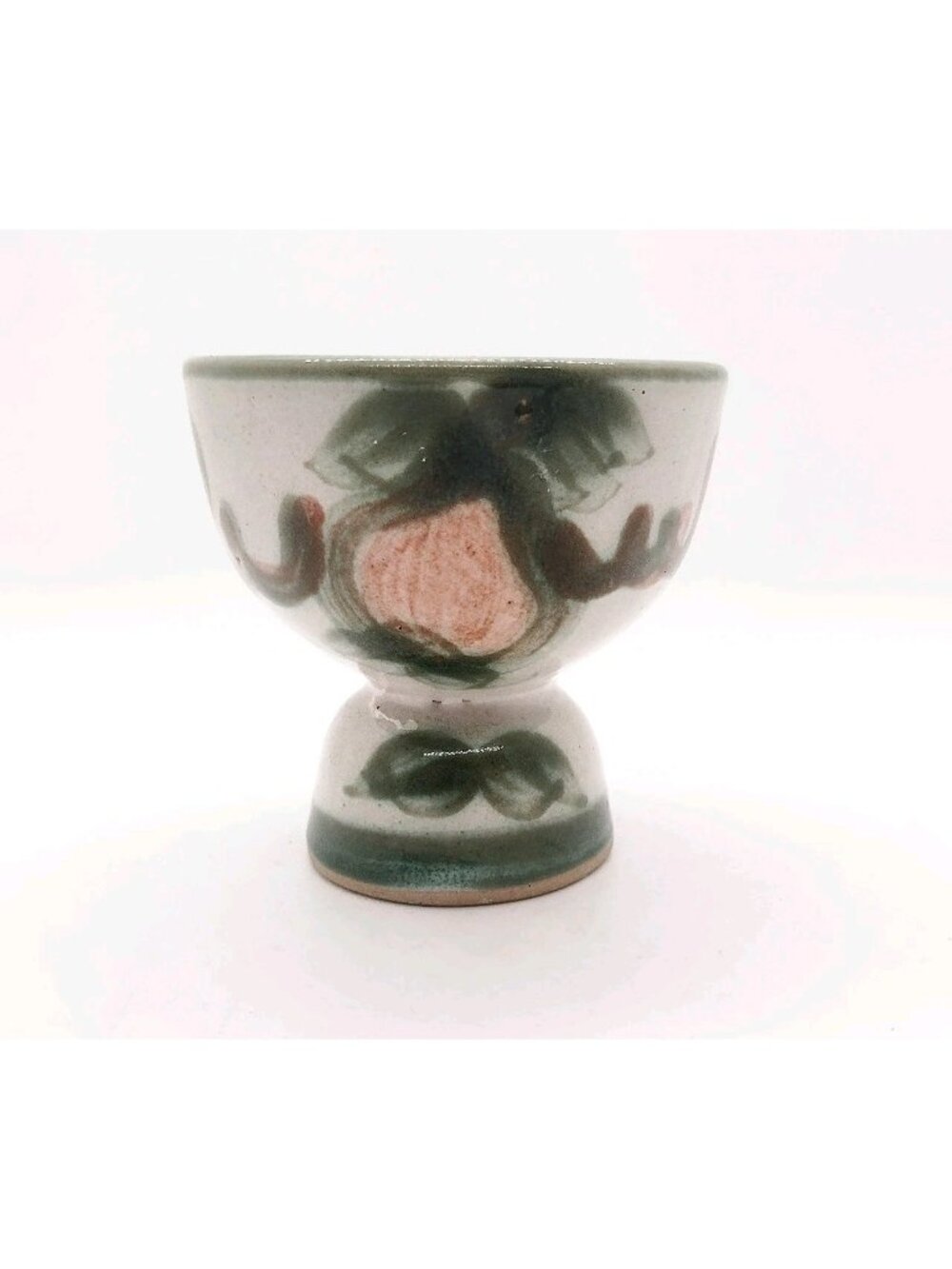 Louisville Stoneware Pottery Harvest Pear Double Egg Cup John B Taylor Vintage